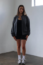 Load image into Gallery viewer, Charcoal Grey Bomber
