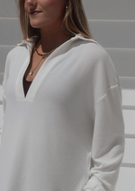 Load image into Gallery viewer, Beverley Pullover - white
