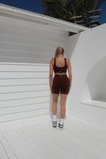 Load image into Gallery viewer, Tamia Bike short - chocolate
