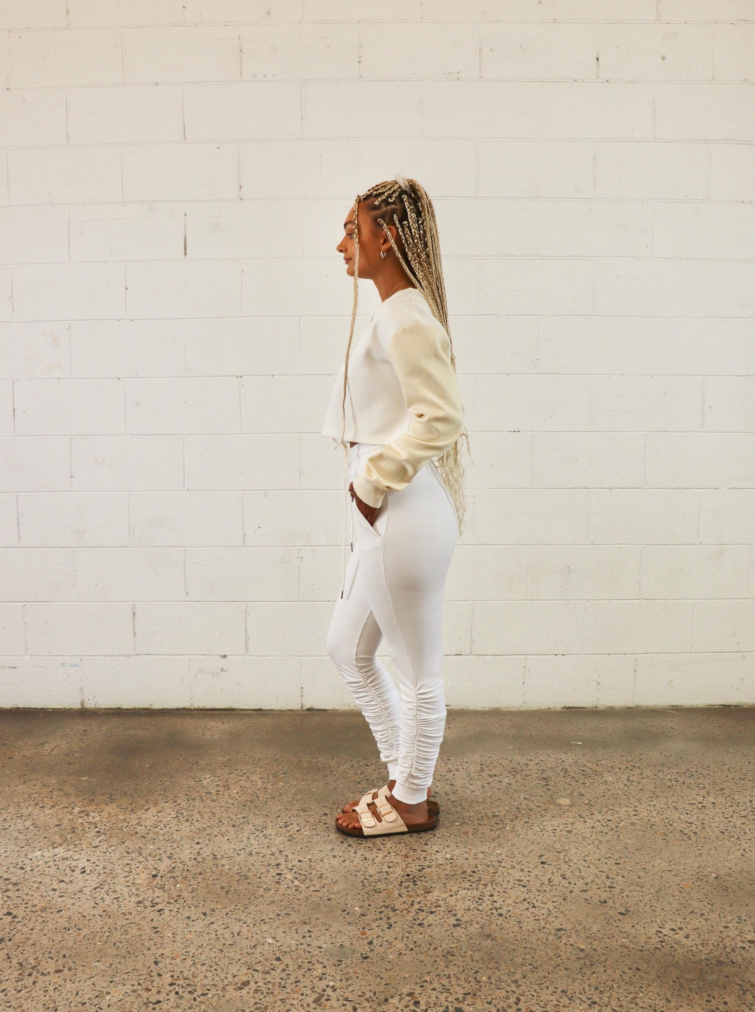 Lychee Ruche Jogger - Eris Collective